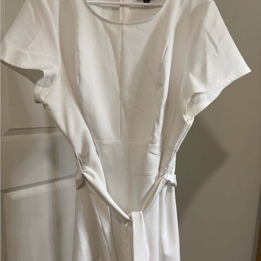 Lane Bryant white round neck Lena Top